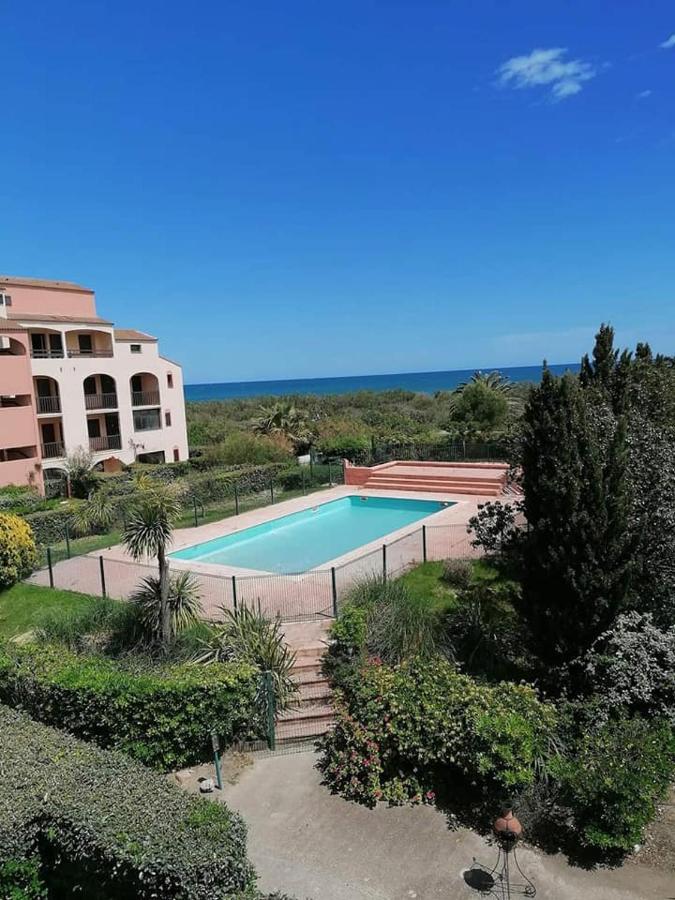 Le Tropique Appart Avec Vue Mer - Wifi Et Parking - Clim Saint-Cyprien Kültér fotó